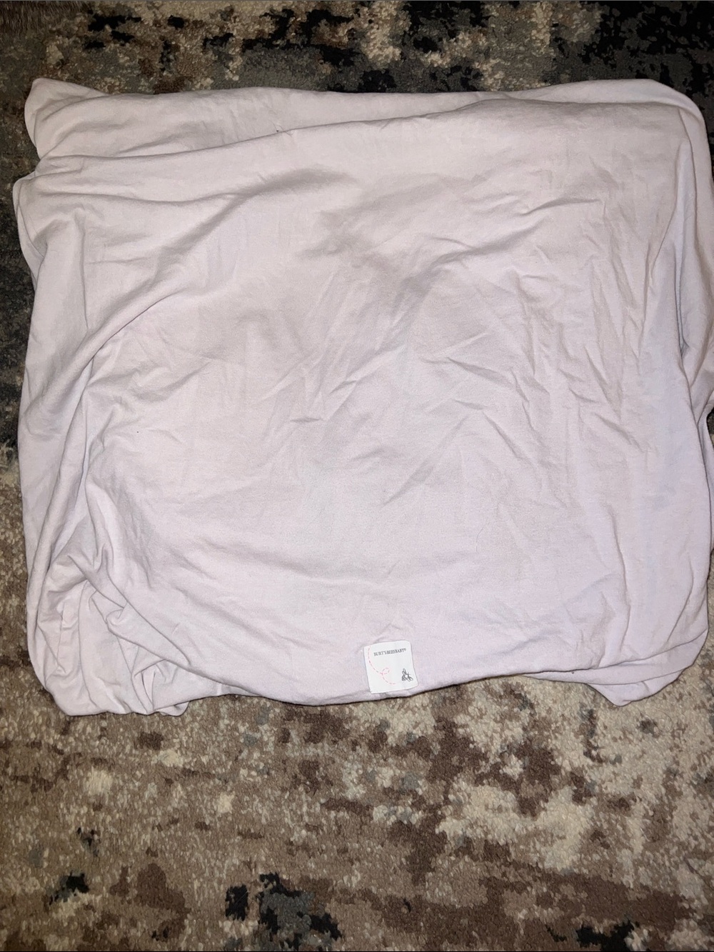 Soft Light Purple Crib Sheet